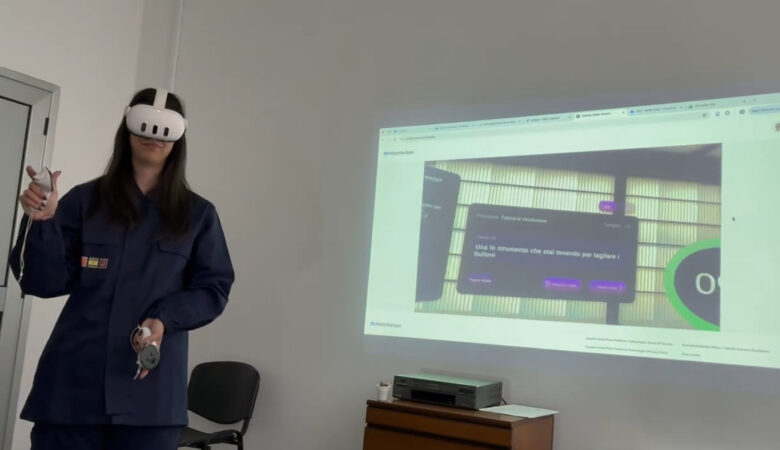 INDUX-R UC2 dry run, by Acciaierie d’Italia, AR and VR technologies